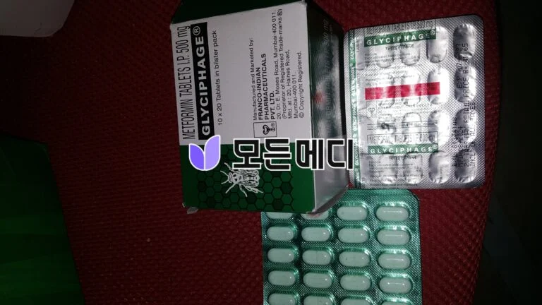 메트포르민 글리시파지 직구, 구매, 후기