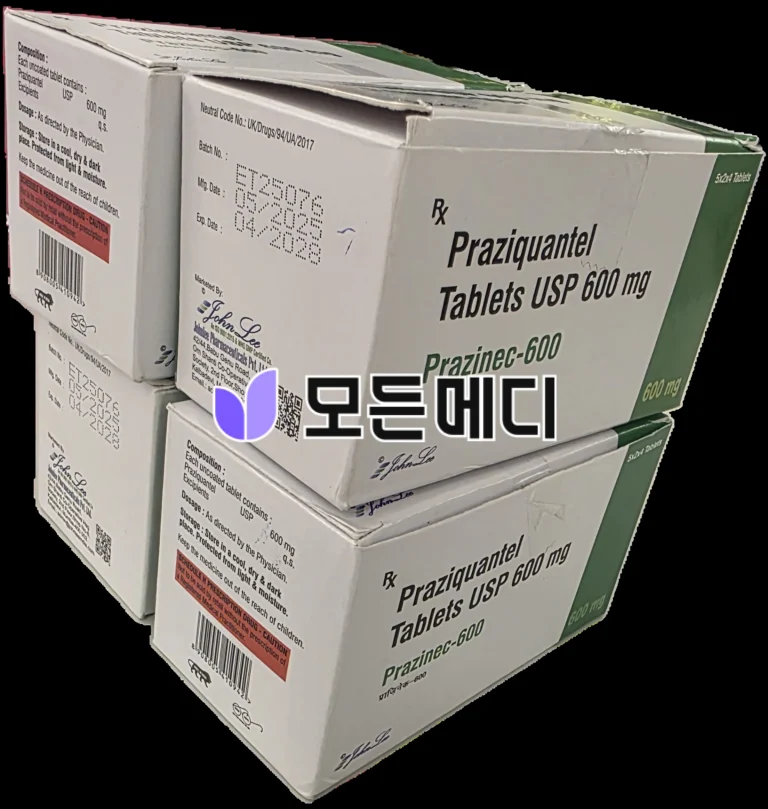 프라지콴텔 600mg Prazinec 직구, 구매, 후기
